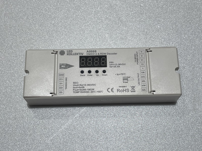 5ch 5A LED Dimmer gebraucht DMX RDM