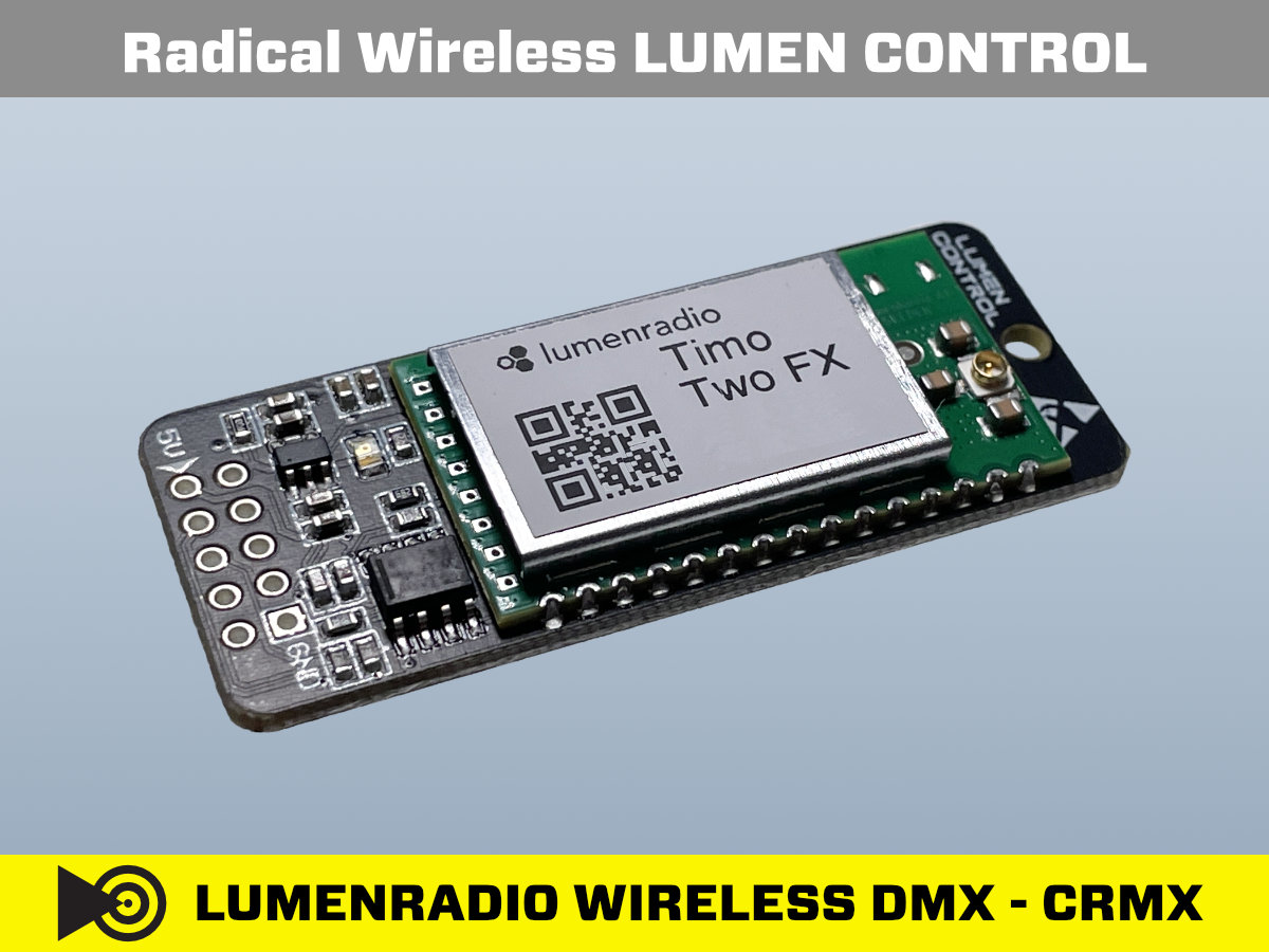 LUMEN CONTROL WIreless DMX CRMX Module ISO View LUMEN CONTROL WIreless DMX CRMX Module ISO View