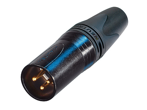 NEUTRIK XLR3 NC3MXX-14-B-D Connector Male black