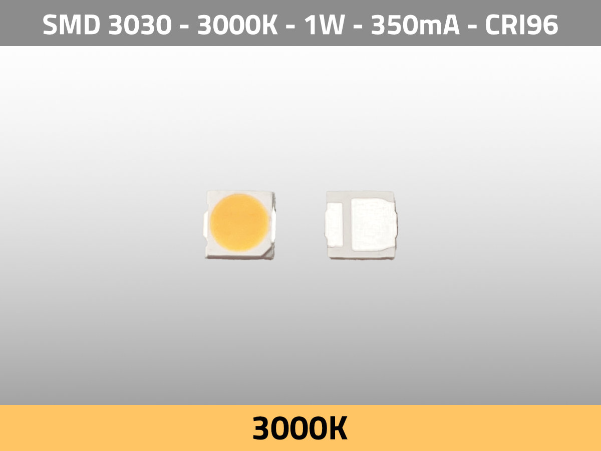 LED SMD 3030 3000K Kunstlicht CRI96 a30003 - Top