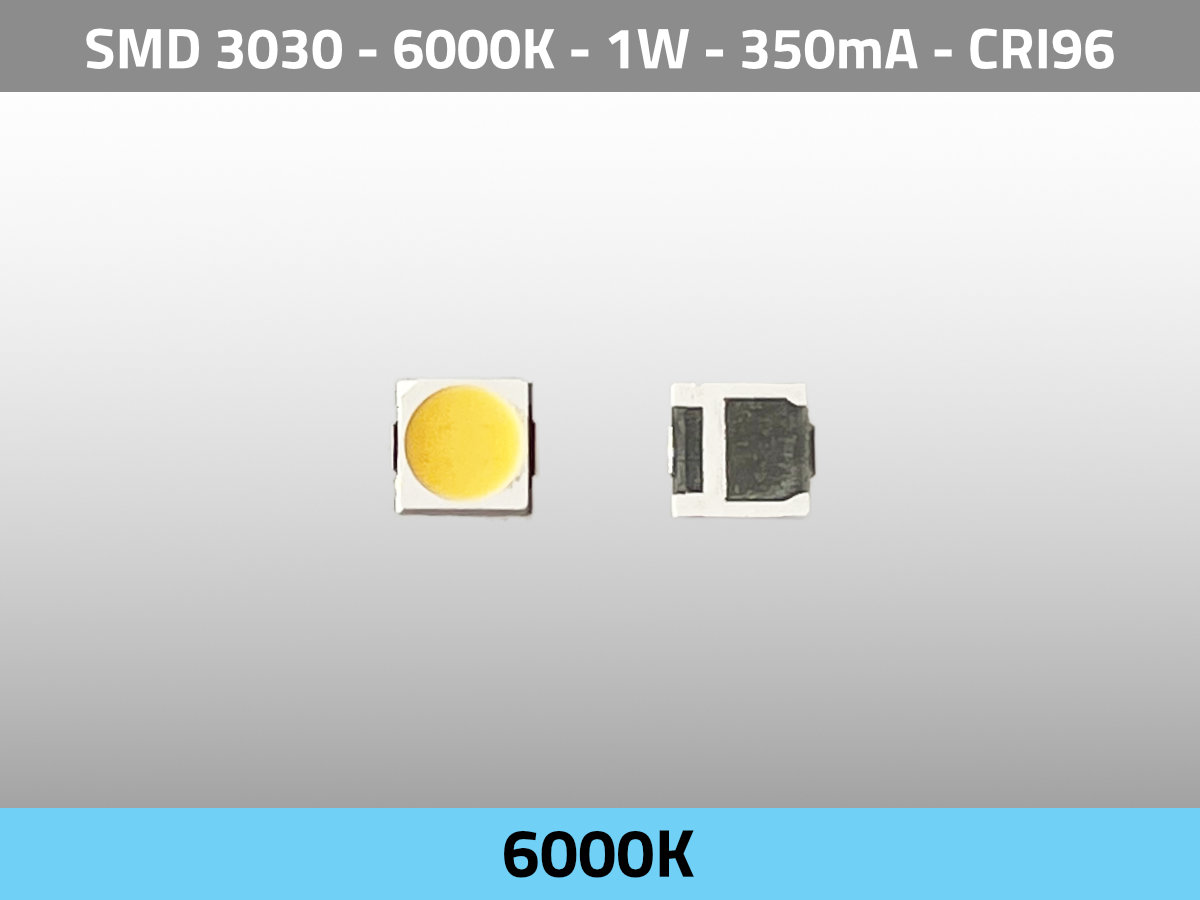LED SMD 3030 6000K Daylight CRI96 a30004 - Iso