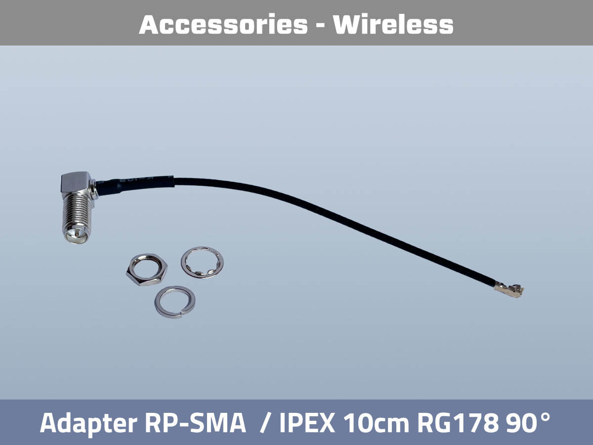 RP-SMA IPEX Adapter 10cm RG178 right angle