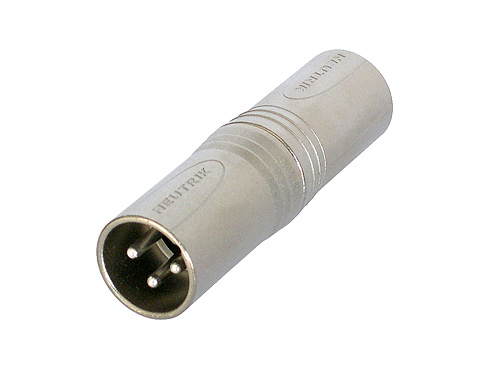 NEUTRIK XLR3 NA3MM Adapter Male-Male