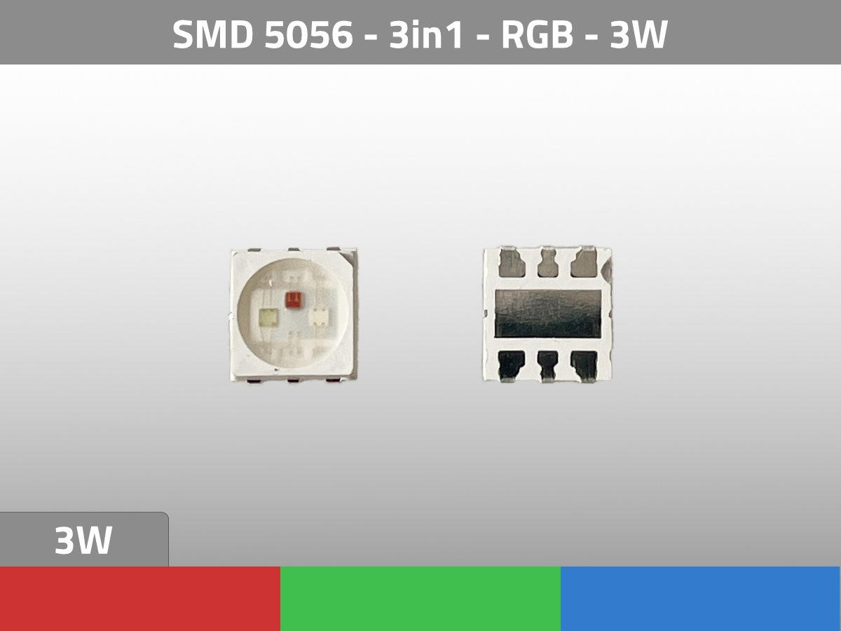 LED SMD 5056 3in1 3W High Power RGB TOP A30027 LED SMD 5056 3in1 3W High Power RGB TOP A30027